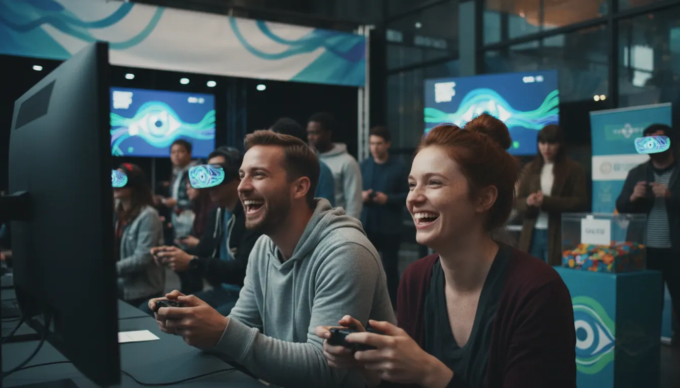 Gaming industry charity event supporting eye care programs